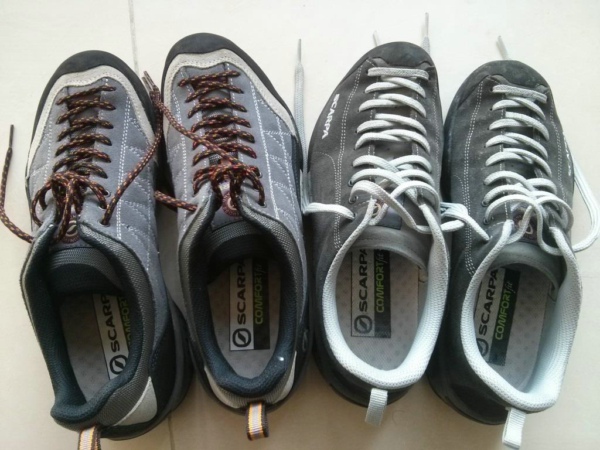 Scarpa Zen登山鞋及与mojito的对比-1
